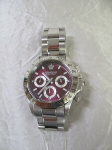 GRANDEUR 文字盤紫腕時計（USED）90323)