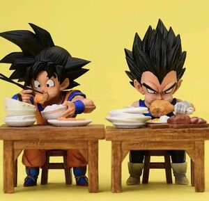 ドラゴンボール　孫悟空　ベジータ　大食いver. 　8.5cm フィギュア　レア　新品未使用　海外限定　希少　2体セット