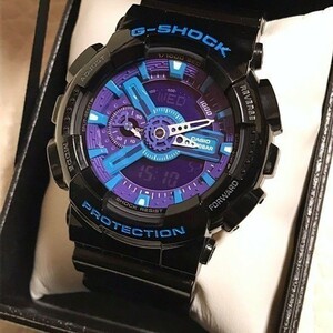 【カシオ】 ジーショック 新品 腕時計 ブラック 未使用品 GA-110HC-1AJF CASIO 男性 メンズ