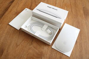 [未使用に近い/現行モデル] Apple純正 Magic Mouse White（Multi-Touch対応）Wireless Model A1657 MK2E3J/A マジックマウス ホワイト