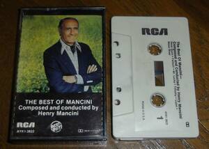 Henry Mancini　[THE BEST OF MANCINI]　US盤 カセット　ヘンリー・マンシーニ