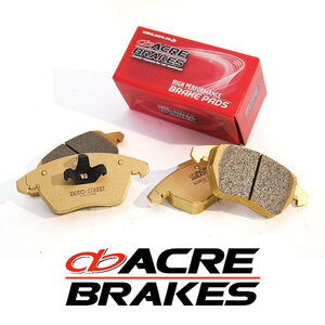 ACRE アクレ ブレーキパッド ユーロストリート フロント用 V70 R AWD SB5254AW H15.5～H20.3 4WD 2.5L 前後brembo