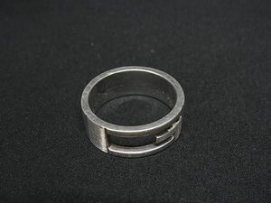 1円 GUCCI グッチ ブランデッドG SV925 リング 指輪 アクセサリー 表記サイズ 21 (約18号) レディース メンズ シルバー系 AW9036