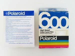 T01 未開封 Polaroid ポラロイド フィルム2点 カラーランドフィルム Type600 期限切れ