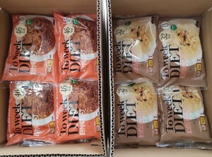 To week DIET こんにゃく　ダイエット食品　みそ1箱8食　とんこつ1箱8食　16食セット