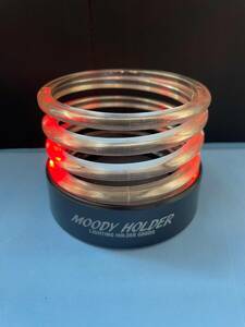 【レトロ】旧車 光る ドリンクホルダー MOODY HOLDER 赤色点灯 LIGHTING HOLDER GOODS レア