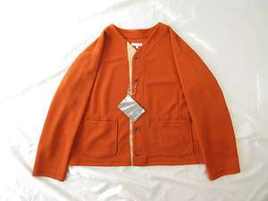 エンジニアードガーメンツ★2023ss ★国内レアモデル★≪≪税込定価 31,900円≫≫★ Knit Cardigan - Diamond Poly Knit/Orange【XS】