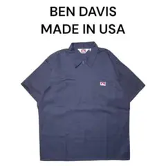BEN DAVIS ハーフジップ ワークシャツ ベンデイビス 古着 USA製