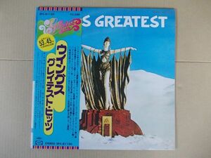 P7221　即決　LPレコード　ポール・マッカートニー&ウイングス『グレイテスト・ヒッツ』　帯付　国内盤　ポスター付き