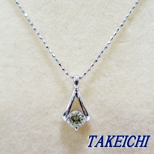 K18WG★ネックレス　ダイヤモンド0.3ct◇40cm【中古】/10005173