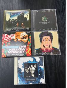 1円 CD THE YELLOW MONKEY ５枚セット THE NIGHT SNAILS AND PLASTIC BOOGIE jaguar bard pain SICKS TRIAD YEARS actⅠ FOUR SEASONS