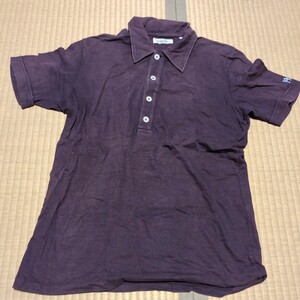 ハリウッドランチマーケット ポロシャツ 半袖サイズ３紫色 半袖ポロシャツ