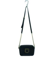 FURLA◆BRAVA MINI/ショルダーバッグ/ブラック/無地