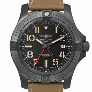 ブライトリング アベンジャー オートマティック GMT 45 ナイトミッション Dバックル仕様 Ref.V32395101B1X2 中古品 メンズ 腕時計