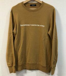 美品 UNDERCOVER Sometimes I wanna be a boy スウェット サイズ1 アンダーカバー シャツ