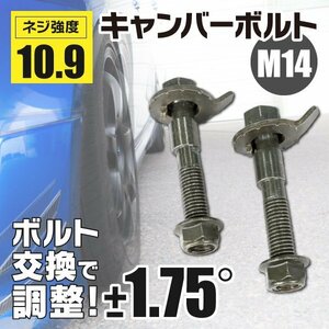 【ネコポス送料無料】キャンバーボルト 14mm 2本 【MPV LY3P 2WD】