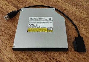 Panasonic UJ260 Blu-rayドライブ ブルーレイドライブ BD 　　　SATA USBケーブルおまけ