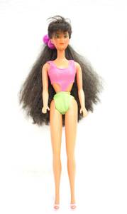 昭和レトロ マテル社 Wet’Wild Barbie KIRA キラ バービー 人形 ボディ1966年 ヘッド1970年 マレーシア製 着せ替え人形 ドール 