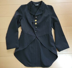 black COMME des GARCONS ボタンつき変形ジャケット