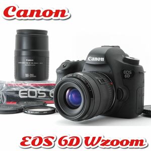 ★極美品★キャノン EOS 6D ダブルズームキット★憧れのフルサイズセンサー搭載機！