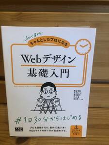 ※送料込※「初心者からちゃんとしたプロになる　Webデザイン基礎入門　栗谷幸助ほか　MｄM」古本