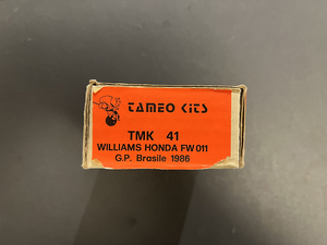 1/43 Williams FW11 F1 1986 (tameo kits)