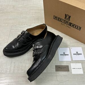 COMME des GARCONS HOMME PLUS ギャルソン オム プリュス × GEORGE COX ジョージコックス ZIP BELT SHOE ラバーソール ドレス シューズ 7