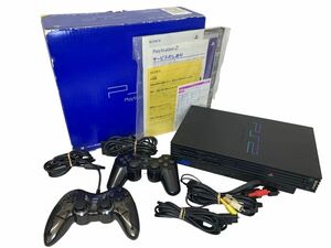 SONY ソニー PS2 SCPH-50000ブラック ゲーム 本体 コントローラー 箱付き