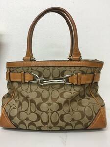 COACH　コーチハンドバッグ　30cm 送料870〜