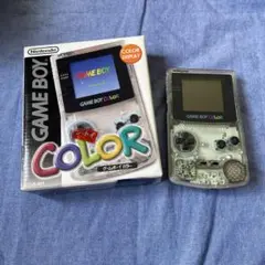 【正常動作品】GBC ゲームボーイカラー クリア 外箱付属