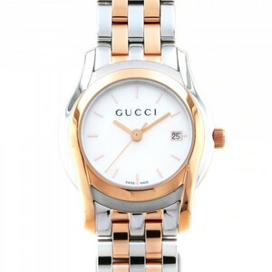 グッチ GUCCI Gクラス YA055538 ホワイト文字盤 新品 腕時計 レディース