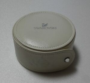 SWAROVSKI スワロフスキー ジュエリーボックス 丸型 スライド 白 ymdnrk n0122