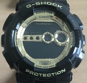 292-0094 CASIO カシオ G-SHOCK メンズ腕時計　ラバーベルト　デジタル　黒　ブラック　クオーツ　GD-100GB 電池切れ　動作未確認