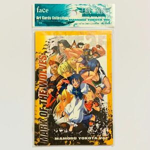 【当時物レア】face 餓狼MOW アートカードコレクション 横田守ver 8枚入り　(SNK neogeo ネオジオ GAROU 餓狼伝説 フェイス トレカ KOF 15)