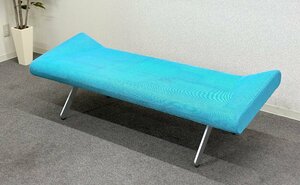 ■Cassina ixc/カッシーナixc■BOOMERANG Bench ブーメランベンチ　ブルー系★埼玉発送★