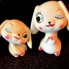 レトロファンシー雑貨　陶器人形動物シリーズ