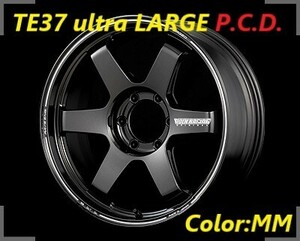 【在庫あり】TE37 Ultra LARGE P.C.D. SIZE:8.5J-20 +45(F0) PCD:139.7-6H Color:MM ランドクルーザー 4本セット