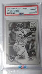 1円～★PSA10 11枚のみ 50枚限定 大谷翔平 RC★2018 Topps Gypsy Queen Black&White パラレル シリアル入 ルーキー/エンゼルス/ドジャース