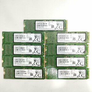 １円～【CD info正常・動作品】 SAMSUNG MZNLN256HAJQ-00007 M.2 SATA SSD 256GB 9枚セット(256GB/SATA/M.2/2280)SSD003