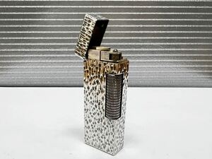 B771 Dunhill ダンヒル　ガスライター　ローラー　シルバーカラー　喫煙具