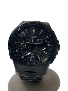 CASIO◆ソーラー腕時計・OCEANUS/オシアナス/アナログ/GRY/GRY/OCW-G1000B-1AJF