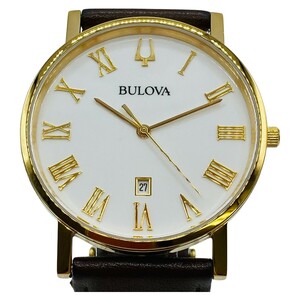 ◎◎ BULOVA ブローバ クォーツ 腕時計 ユニセックス 箱付 97B183 やや傷や汚れあり