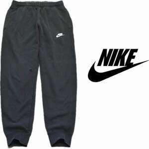 1点物◆ナイキNIKE黒スウェットパンツ古着メンズSMレディースOKアメカジ90sストリート/スポーツブランド中古ジャージ下トレーナー370331