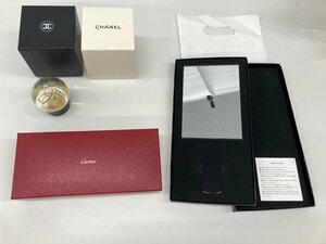 スノードーム 鏡 ブランド箱 ３点 おまとめ CHANEL/Cartier【CEAK6029】