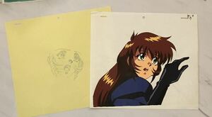 【ヤフオク撤退セール中】ガルフォース☆セル画　原画付きです＾＾