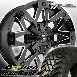 FUEL D555 Ambush JEEP JKラングラー TJラングラー 20インチマッドタイヤホイールセット ATTURO TRAIL BLADE MT 285/50R20 33x12.50R20