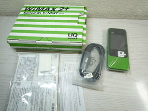 E0640　Huawei UQWiMAX版Speed Wi-Fi NEXT W04 HWD35MGU GREEN