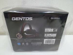 未使用 GENTOS ジェントス GH-200RG USB充電式ヘッドライト 最大1200ルーメン ①