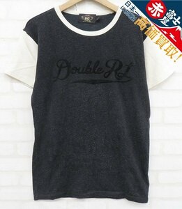 7T6969【クリックポスト対応】RRL 半袖2トーンTシャツ 　