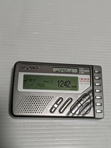ソニー SRF-DR2V TV FM AM 3バンド コンパクト ステレオ ポータブル ラジオ 動作確認済み　日本製品